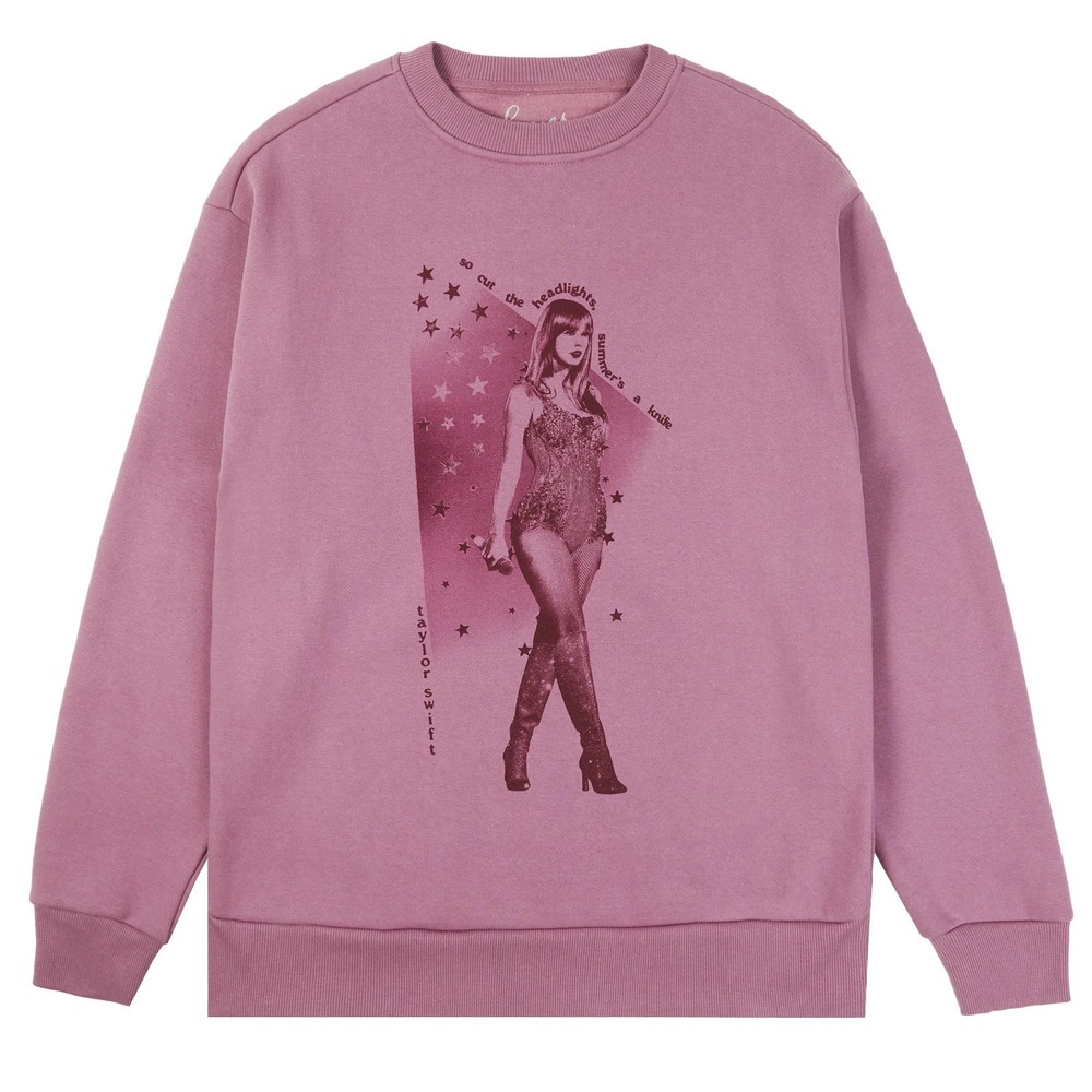 Taylor Swift Lover Cruel Summer Purple Graphic Sweatshirt Medium Eras Tour Merch